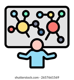 Elemento De Icono De Habilidades De Red Para Diseño Y Vector