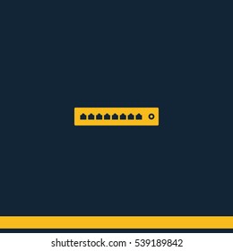 Networking switch or router icon.