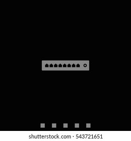 Networking switch or router icon.