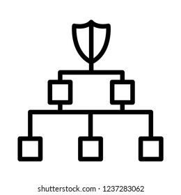 Networking vector icon