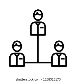 Networking vector icon
