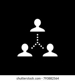 Networking vector icon