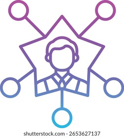 Icono de Vector de red. Se puede utilizar para aplicaciones de impresión, móviles y de Web.