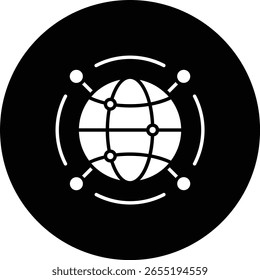 Icono de Vector de red. Se puede utilizar para aplicaciones de impresión, móviles y de Web.