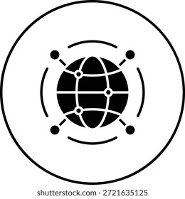 Icono de Vector de red. Se puede utilizar para aplicaciones de impresión, móviles y de Web.