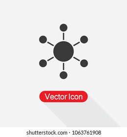 Networking Vector Icon Eps10