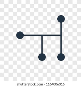 Networking vector icon isolated on transparent background, Networking logo concept