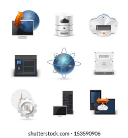 Networking Vector Icon Set