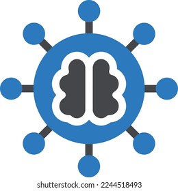 ilustración del vector de red en un fondo transparente. Símbolos de calidad superior. Iconos vectoriales de glifos para diseño de conceptos y gráficos. 
