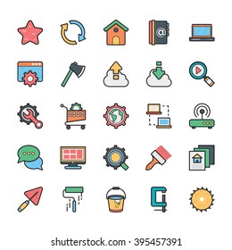 Networking, Web, User Interface and Internet Vector Icons 20