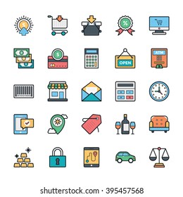 Networking, Web, User Interface and Internet Vector Icons 1