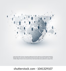 Networks - Business Connections - Social Media Concept Design