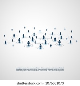 Networks - Business Connections - Social Media Concept Design