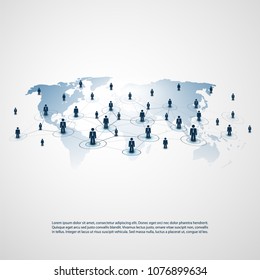 Networks - Business Connections - Social Media Concept Design