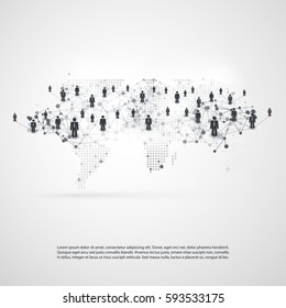 Networks - Business Connections - Social Media Concept Design