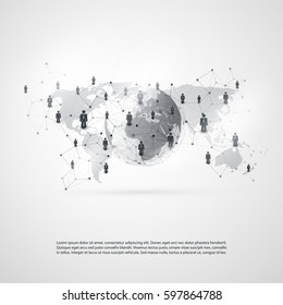 Networks - Business Connections - Social Media Concept Design