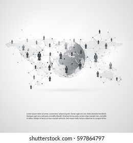 Networks - Business Connections - Social Media Concept Design