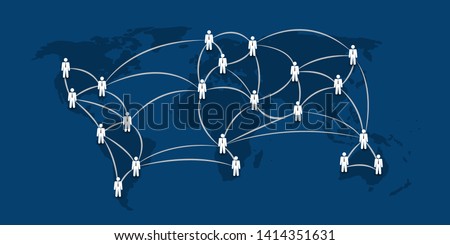 Networks - Business Connections - Social Media Concept Design