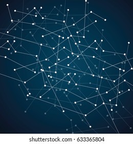 Networks concept and cloud computing, structure of society, variants of decisions - vector background eps 10