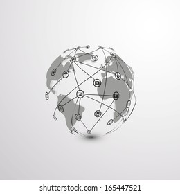 Networks - Globe Design 