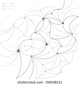 Networks or Social Concept - vector background eps 10