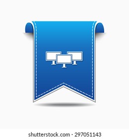 Networrk Icon blue Vector Icon Design