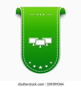 Networrk Icon Green Vector Icon Design
