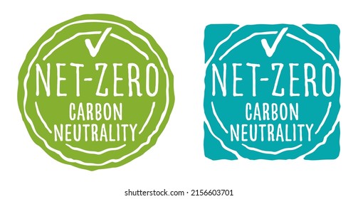 Net-Zero - Carbon neutrality. No air atmosphere pollution industrial production eco-friendly template