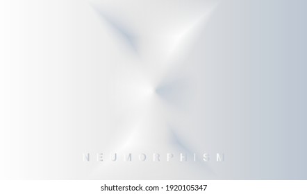 Morfismo neu nuevo fondo líquido de plástico blanco. Diseño de diseño limpio y claro. Vector Eps10.