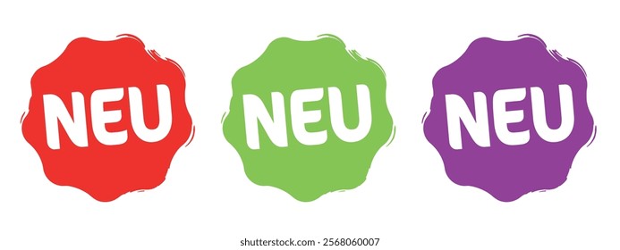 Neu, New in German language