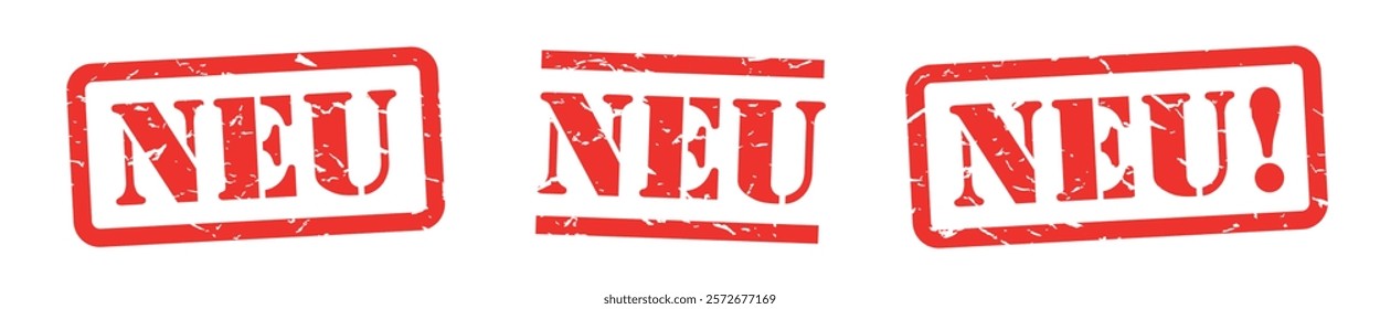 Neu!, New! in German language