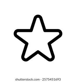 Neubrutalist shape. Editable stroke vector icon.