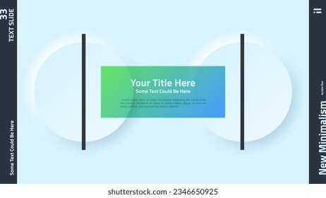 Neumorphic background or backdrop with circular element placed against each other. Minimal abstract clean paper white design template. Simple modern vector illustration for company banner.