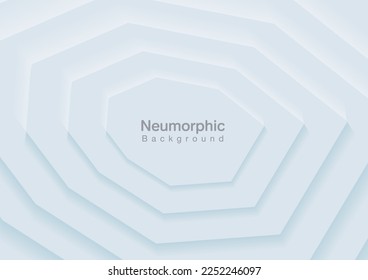 Neumorphic backgrounds and backdrops, curved patterns, white tones, layered, minimal style backgrounds, technology illustrations, modern and business, templates and banners for products.