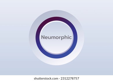 Neumorphic Soft UI Design,3D button.