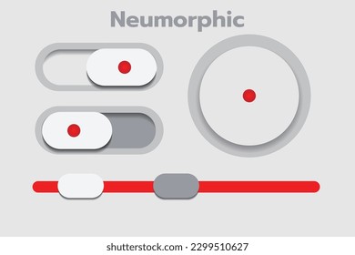 Neumorphic Soft UI Design,3D Buttons Design.