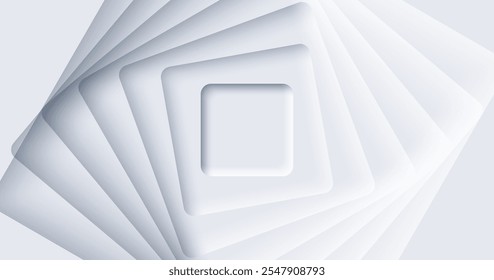 Neumorphism abstract design. White abstract vector illustration, background, wallpaper
