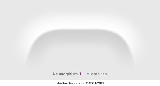 Neumorphism style liquid interface background. Neumorphism User interface design.