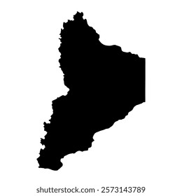 Neuquen Province map, administrative division of Argentina. Vector illustration.