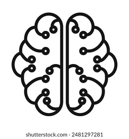 Neural Circuit Icon for Brain Activity Studies