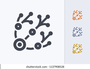 Neural Hub - Pastel Cutwork Icons. A professional, pixel-aligned icon.