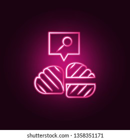 Neural neon icon. Elements of Mad science set. Simple icon for websites, web design, mobile app, info graphics