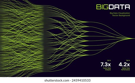 Análisis de negocios de inteligencia artificial de redes neuronales. Big Data. Concepto de aprendizaje automático de Ciencia de datos de Tecnología. Consultando Análisis Visualizando Gráfico De Información Compleja. Ilustración vectorial.