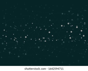 Neural network concept. Abstract background