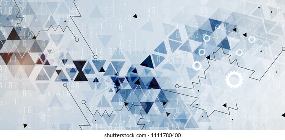 Neural network concept. Connected cells with links. High technology process. Abstract background