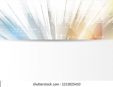 Neural network concept. Connected cells with links. High technology process. Abstract futuristic background