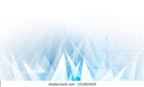 Neural network concept. Connected cells with links. High technology process. Abstract futuristic background