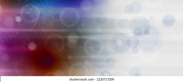 Neural network concept. Connected cells with links. High technology process. Abstract futuristic background