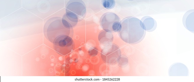 Neural network concept. Connected cells with links. High technology process. Abstract background