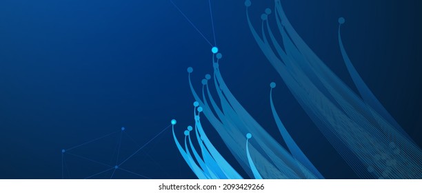 Concepto de red neuronal. Celdas conectadas con vínculos. Proceso de alta tecnología. Resumen de fondo futurista